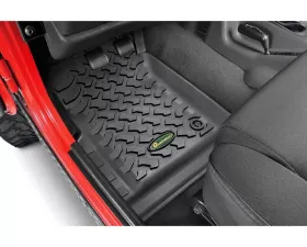 Quadratec Ultimate All Weather Floor Liners Front Pair for Jeep Wrangler 1997-2006
